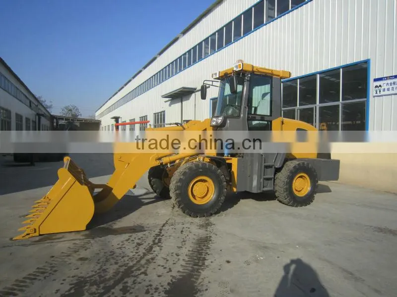 HZM zl18 backhoe wheel loader with 4in1 bucket and ce