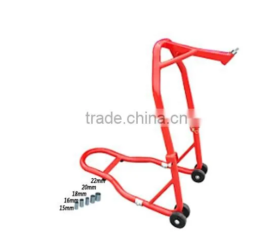 550LB Front Bike Paddock Stand Wheel Lift Chock Garage Motorcycle Apparel Cruiser