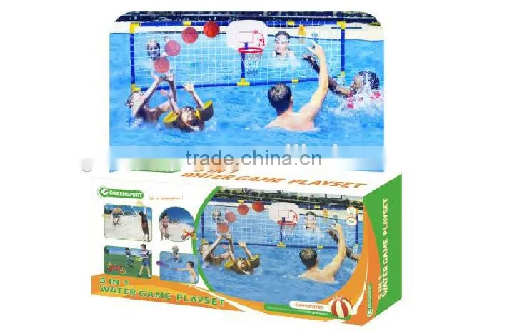 GSSG203P 5 IN 1 WATER GAME PLAY SET SPORTS EQUIPMENT