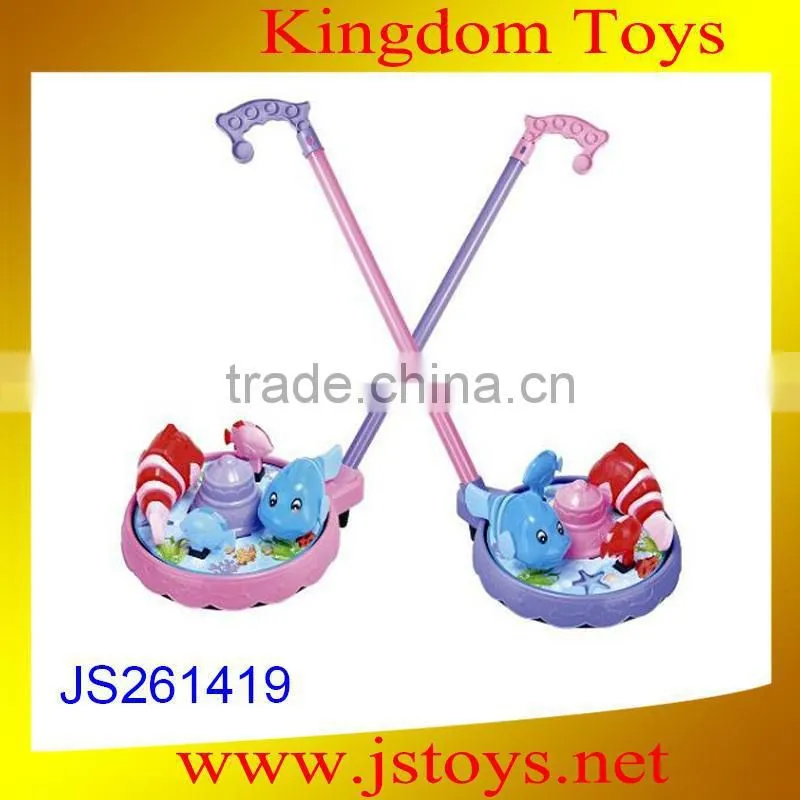 Plastic push wheel toy wholesale toy with CE certificate