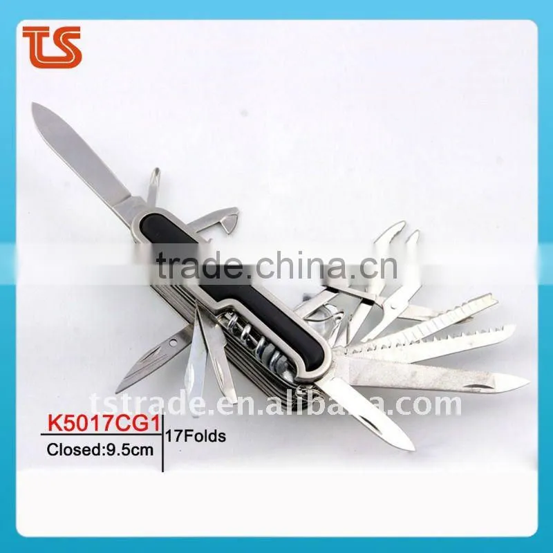 2014 New design multi knife pocket knife multi function LED knife K5017CG1