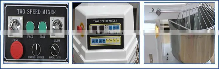 China Spiral mixing machine Kilogram Capacity 50kg dough mixer from turkey