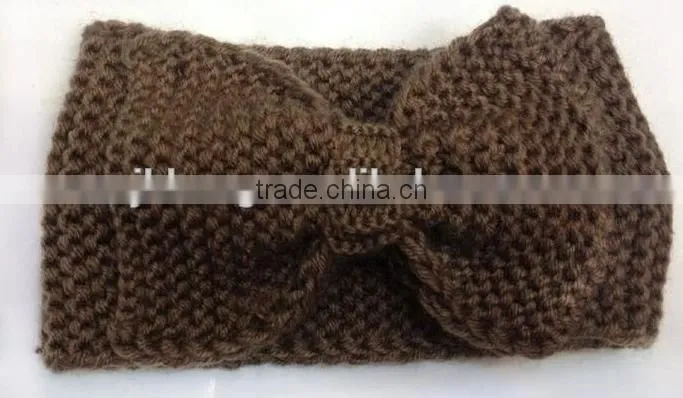 STOCK Wholesale crochet head wraps crochet bow knit headwrap