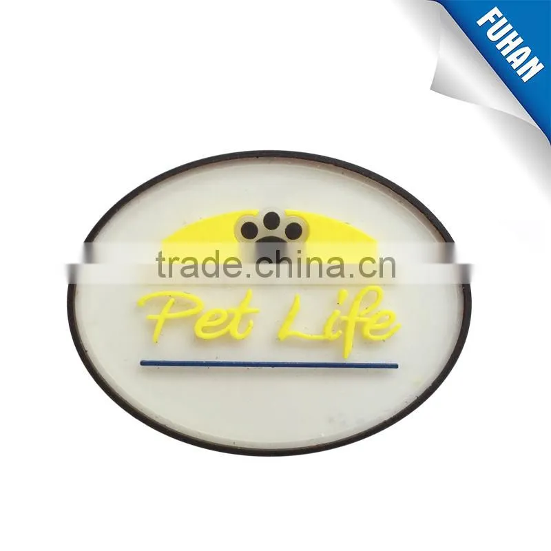 Garment Clothing Shoe Using 3d Soft Silicone PVC Rubber Patches