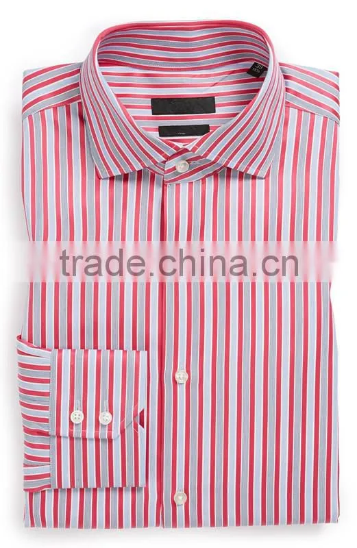 Richly Colored Stripes,Two-button Cuffs,Made To Measure Men's Shirt