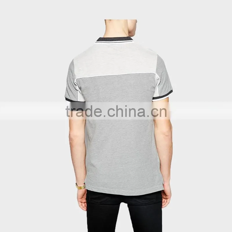 2015Men's Clothing Polo Shirt with Ribbon