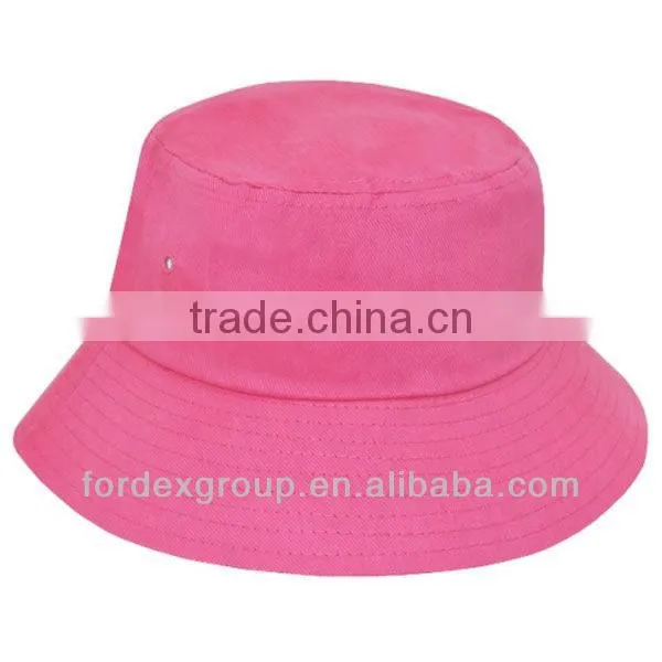Bucket Hats with Metal Eyelets