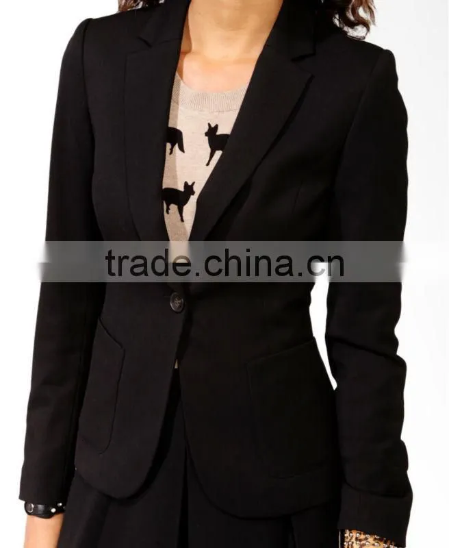 Micro-Ribbed Blazer