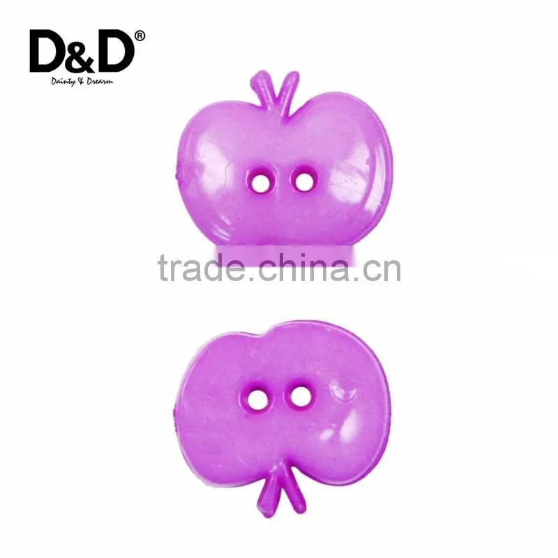 D&D Fruits shape plastic sewing button for children clothing