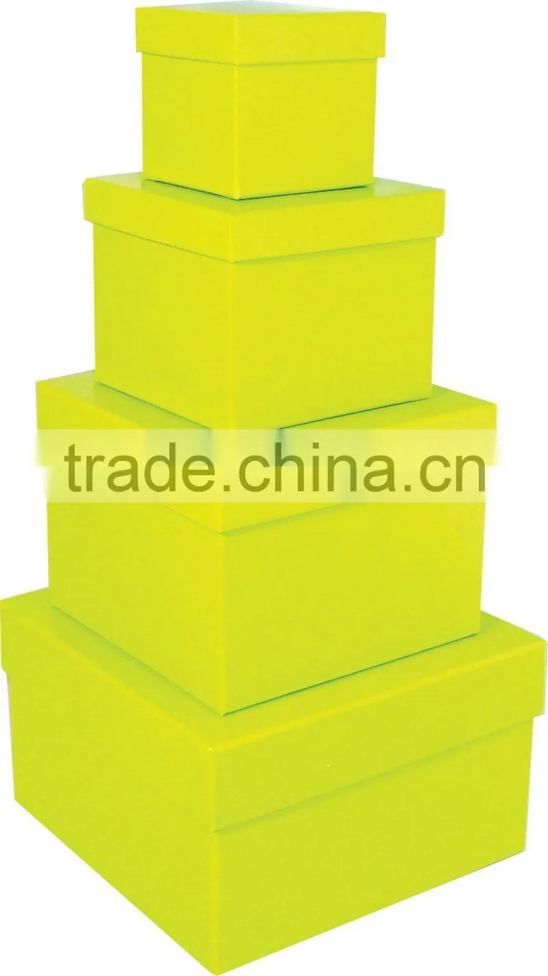 Gift Jewelry Box In Box Multi Layers 4 In 1 Set Square For Lover