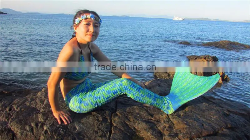 Newest technology Girl's Swimmable monofins mermaid tail for swimming