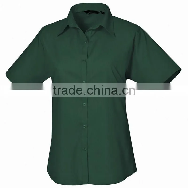 Cotton and Polyester new women work shirts and blouse