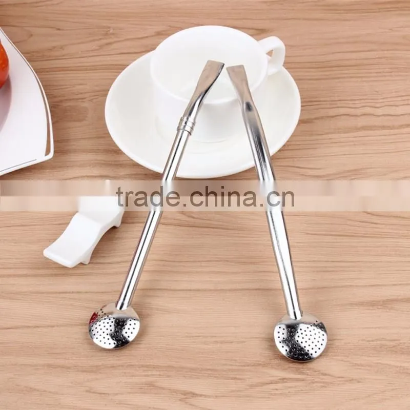 High Quality Stainless Steel Drinking Straw,Filter Metal Straw With Round Head