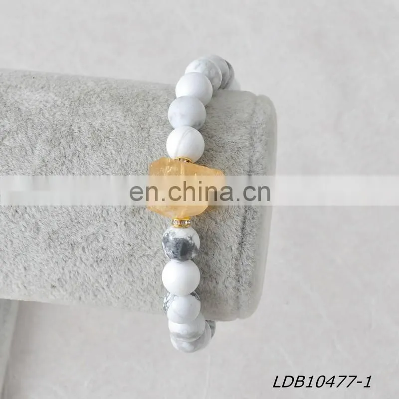 Elastic Stretch Semi-precious Stone Bracelets