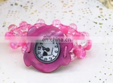 New Fashion Assorted Beach Watch Coconut Shell Bracelet Watch Palm Vintage wristwatch Ethnic Brazilian Fashion watch