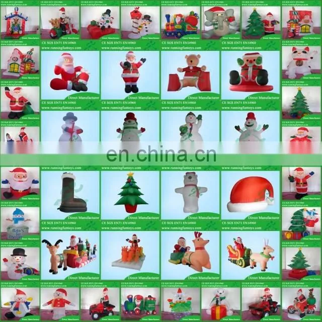 Outdoor Christmas Inflatable Angel Playing Trumpet, Fabric Christmas Angel Ornament