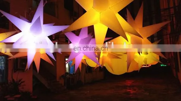 Beautifu inflatable stars for event decoration