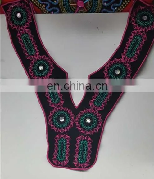 Handmade Embroidered Neckline with bead Wholesale Decorative Neck