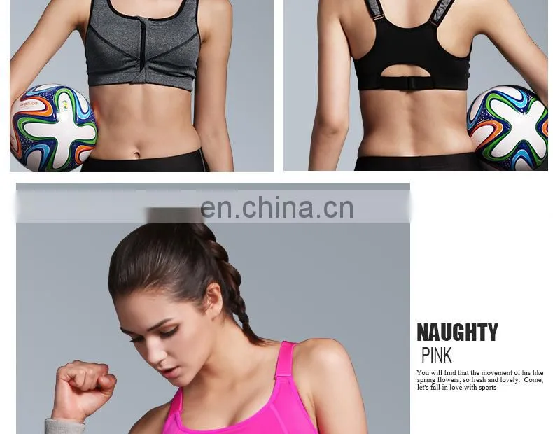 Sports Bra Women Fitness Yoga Padded Push Up Breathable Gym Bra#1102