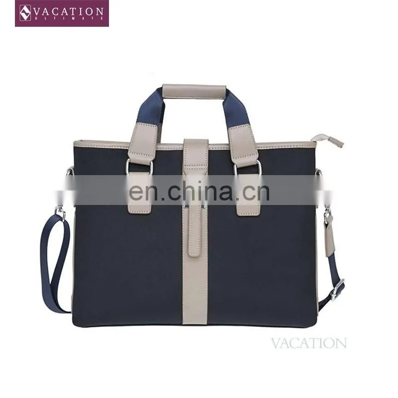 High quality men briefcase with belt in low price 2016