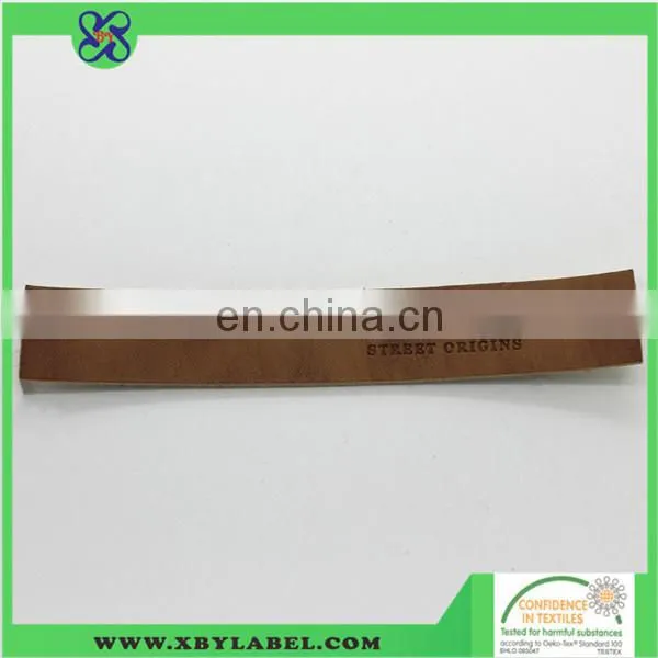 Jeans leather patch for garments