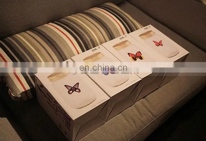 Factory Direct Sell Popular Attractive Butterfly Glass Jars