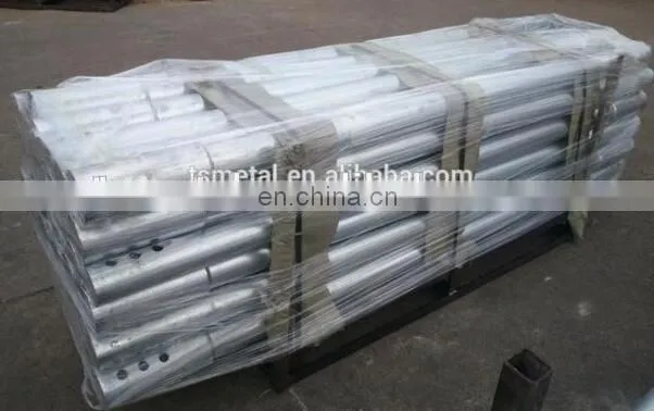 HDG forged earth screw helical anchor pile