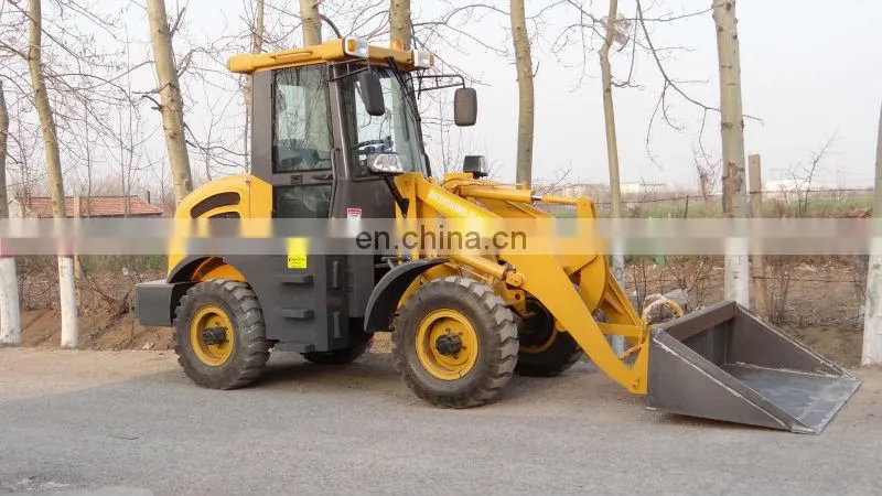 ZL10F 4x4WD wheel loader with V-snow blade