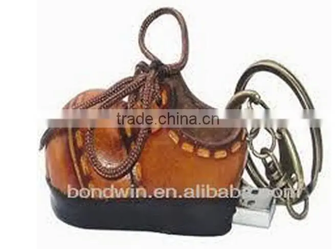 shoes leather 16MB-32GB usb flash drive/usb flash memory