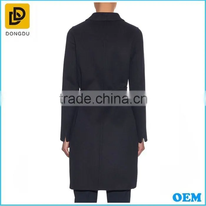 Custom soft cheap solid color plain hooded cotton open front knitted poncho design women coats 2016