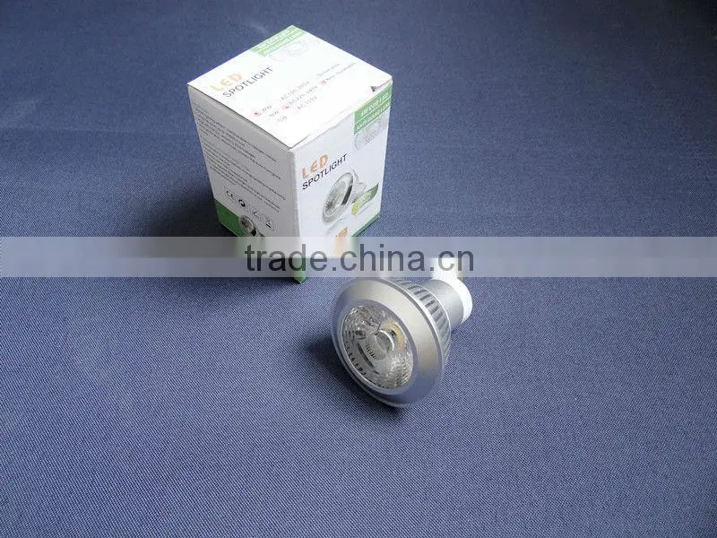 Energy saving high efficiency LED GU10 5W COB Spotlight Bulbs