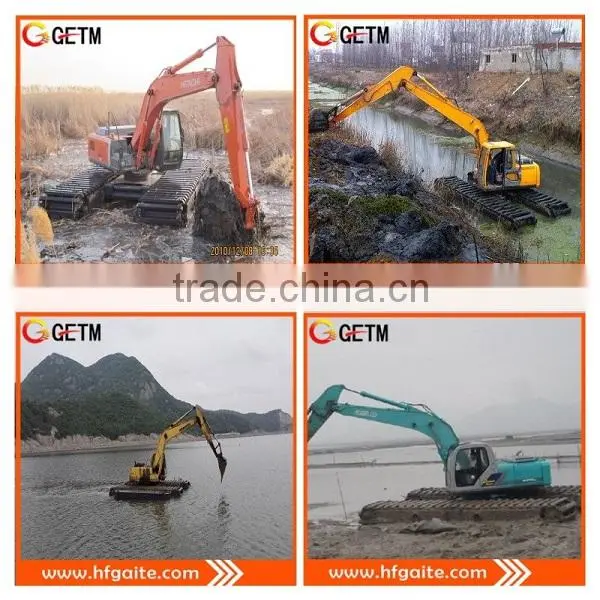 amphibious excavator sand dredging machine