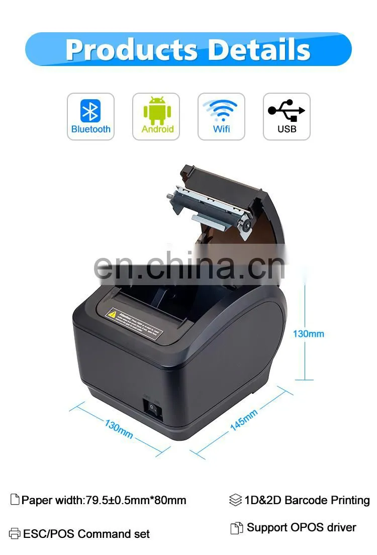 OCP-805 Label Printer Thermal Printer 80
