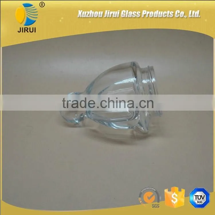 140ml Big Hero Shape Clear Glass Candy Jar