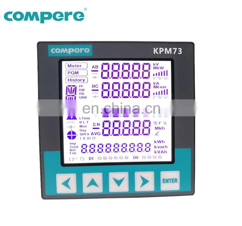 3Phase Modbus RS485 Smart Multifunction Power Quality Analyzer KPM73