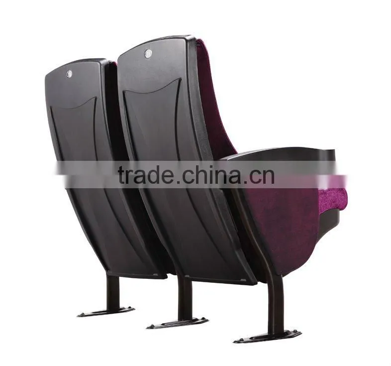 rocking 3D lovers cinema chair in fabric and leather HJ813B