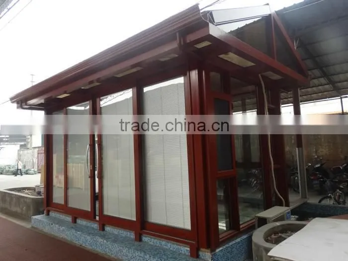 Classic Fashionable Design Customizable Aluminium Frame Glass House