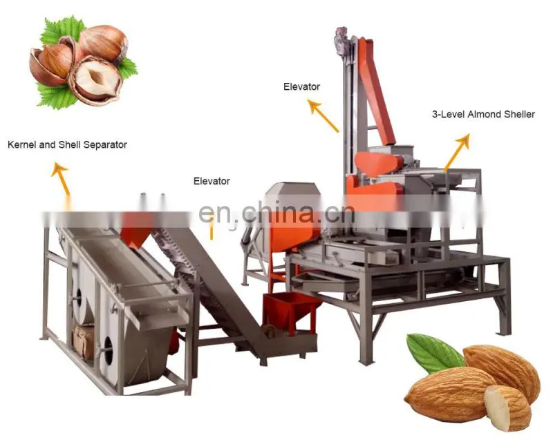 Factory Pumpkin Seeds Pistachio Peeling Cracker Sheller Machine Husking Machine Ordinary Product Australia Customrized 1000kg/h
