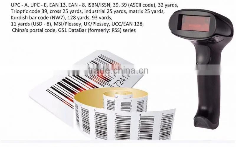 Handle laser RD-1908 wireless barcode scanner