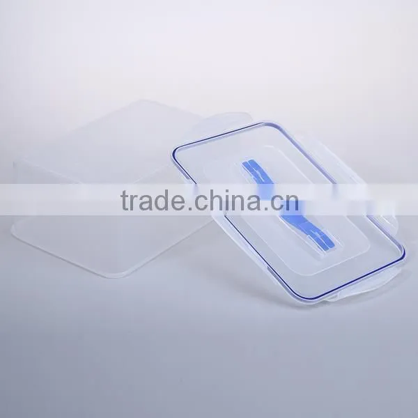 Rectangle PP microwave safe seal box /vacuum seal lunch box