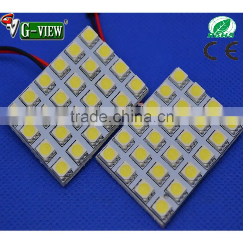 Ultra bright Doom 24SMD 5050 Led panel light bulb for cars