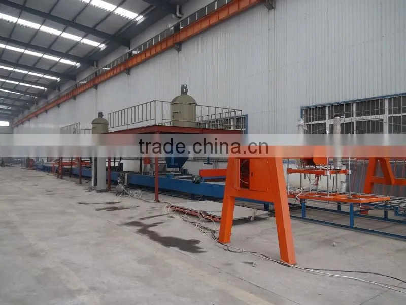 Fast and esay construction mgo board making machinery