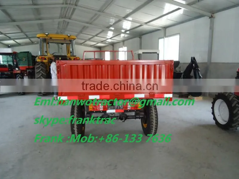 Cheapest farm trailer 7CX-6T for garden tractor