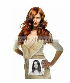 Popular single clip in hair extension 100% Brazilian human hair