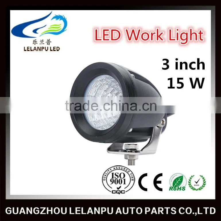 15W led work light 3 inch led Head light lamp truck led work light led car light