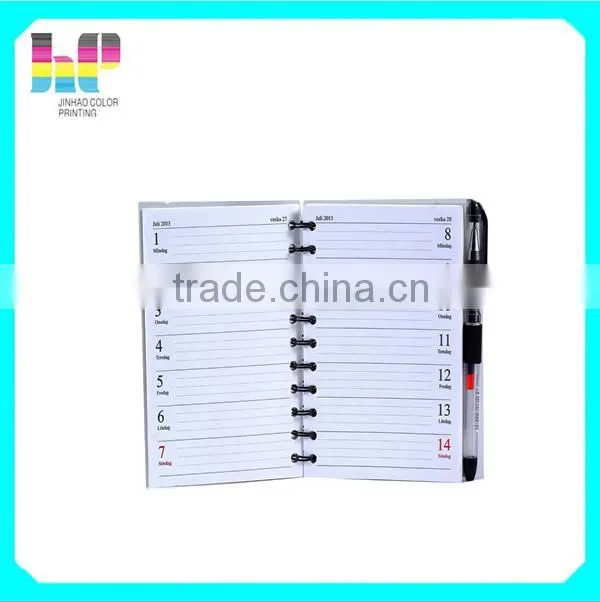 Composition and Gift Usage notebook printed with pen