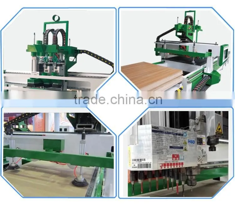 china cabinet 1325 woodworking cnc router with boring units