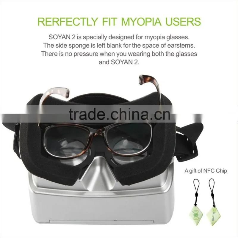 High-tech 3d glasses virtual reality equipment for 3D movie and game