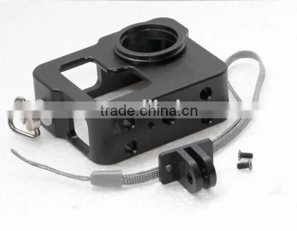 Black Aluminium Alloy Multifunction Protective Case Cover Skin for Camera