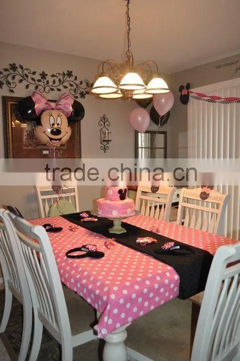High Quality Plastic Table Cover for Party Products Supplies